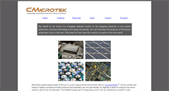 Desktop Screenshot of cmicrotek.com